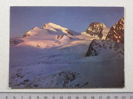 Saas-Tal, Britanniahütte, Sonnenuntergang