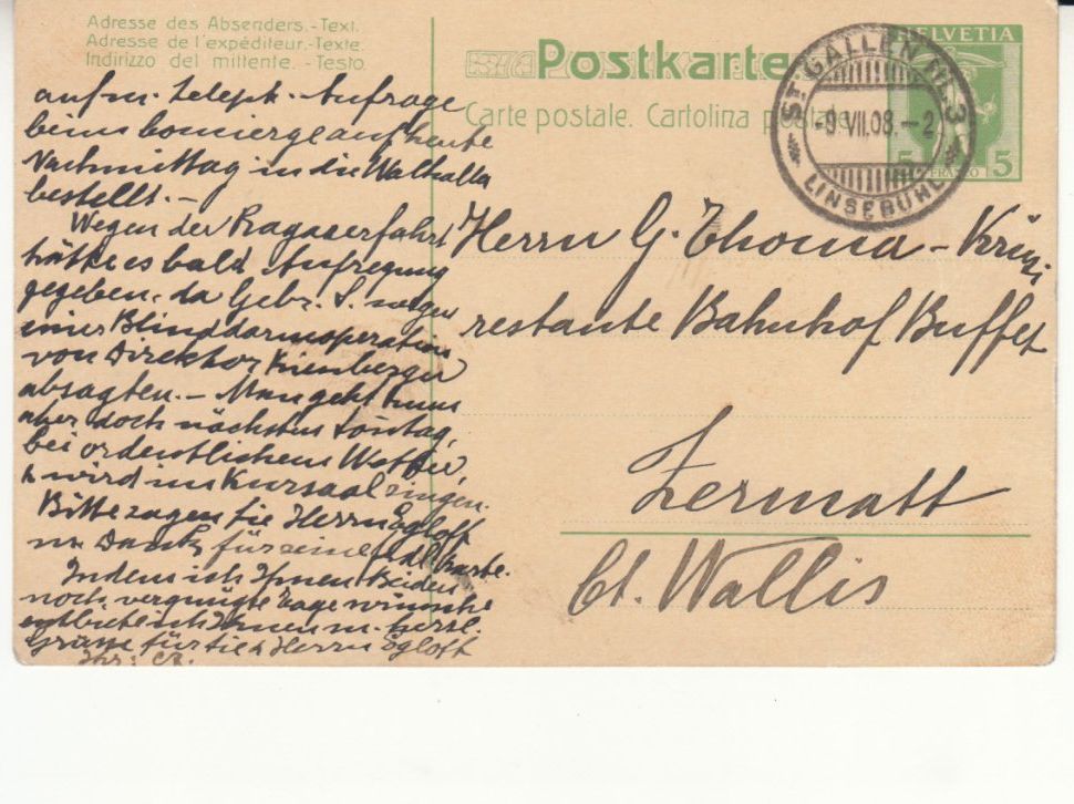 Tutti i francobolli: SGK PK 036 – Usato da Bürglen TG venduto da StampGraf