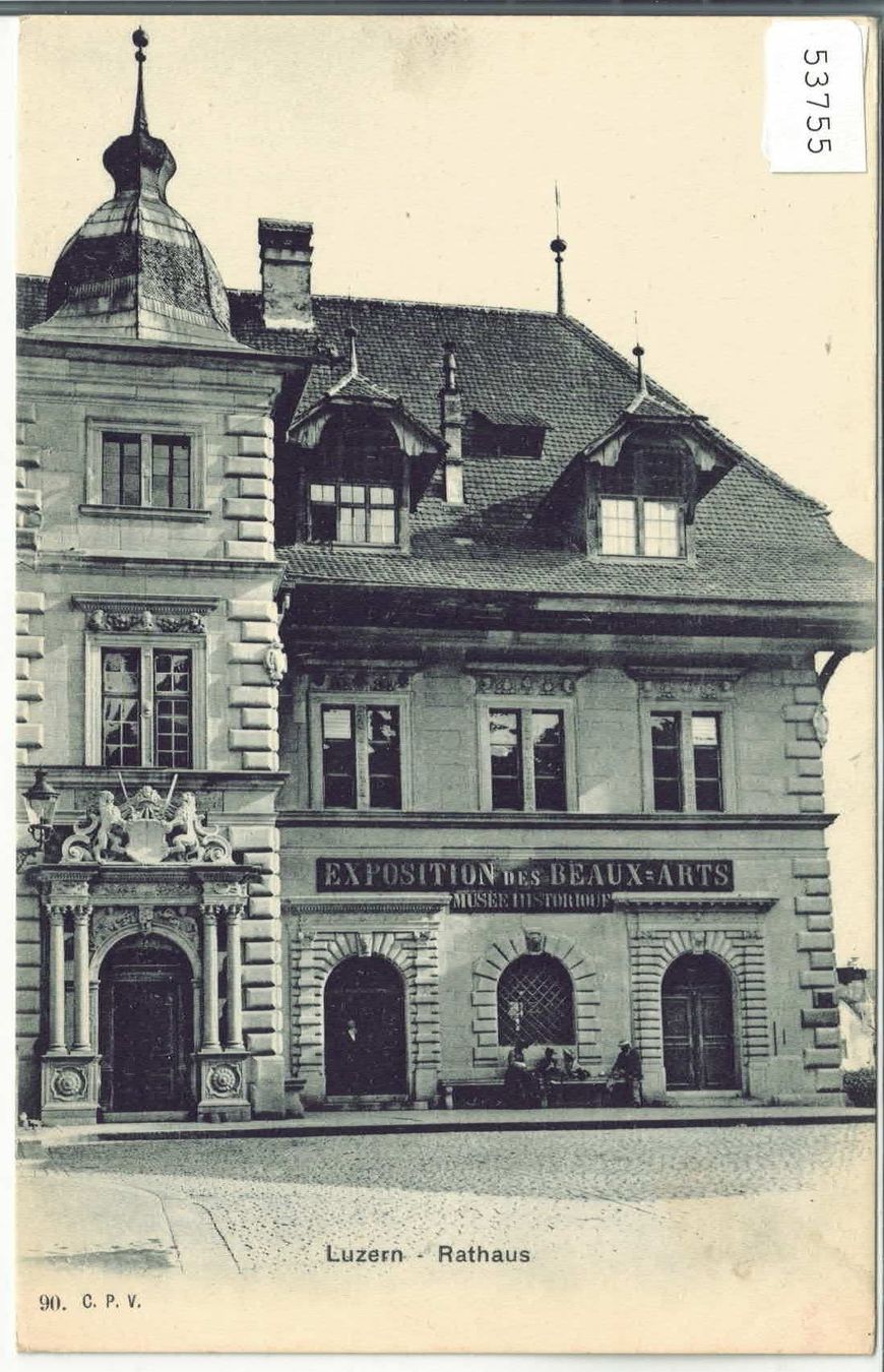 Cartoline postali: Luzern - Rathaus – Usato da Ettingen venduto da Kartenplanet