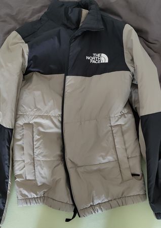 The North Face Steppjacke beige-schwarz Grösse M