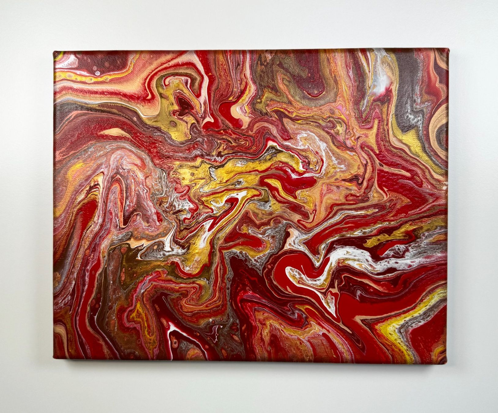Dipinti: Acryl-Flüssigkeitsmalerei, rechteckig – Usato da Schlieren venduto da MayaSheng1983