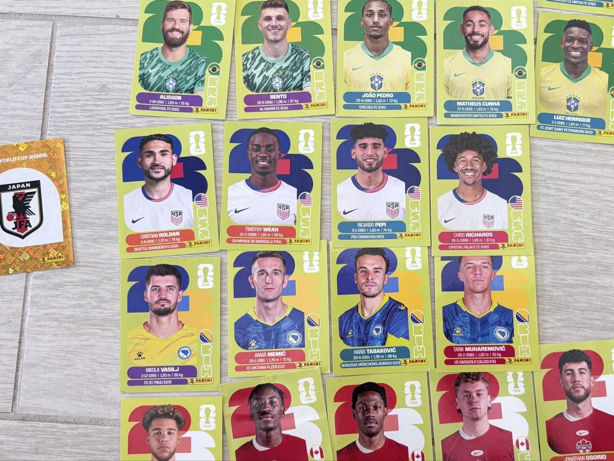 Panini Sammelbilder & Trading cards: FIFA world cup 2026 Paninis 57 Stücke – Neu (gemäss Beschreibung) aus Courtaman von reingruber 2