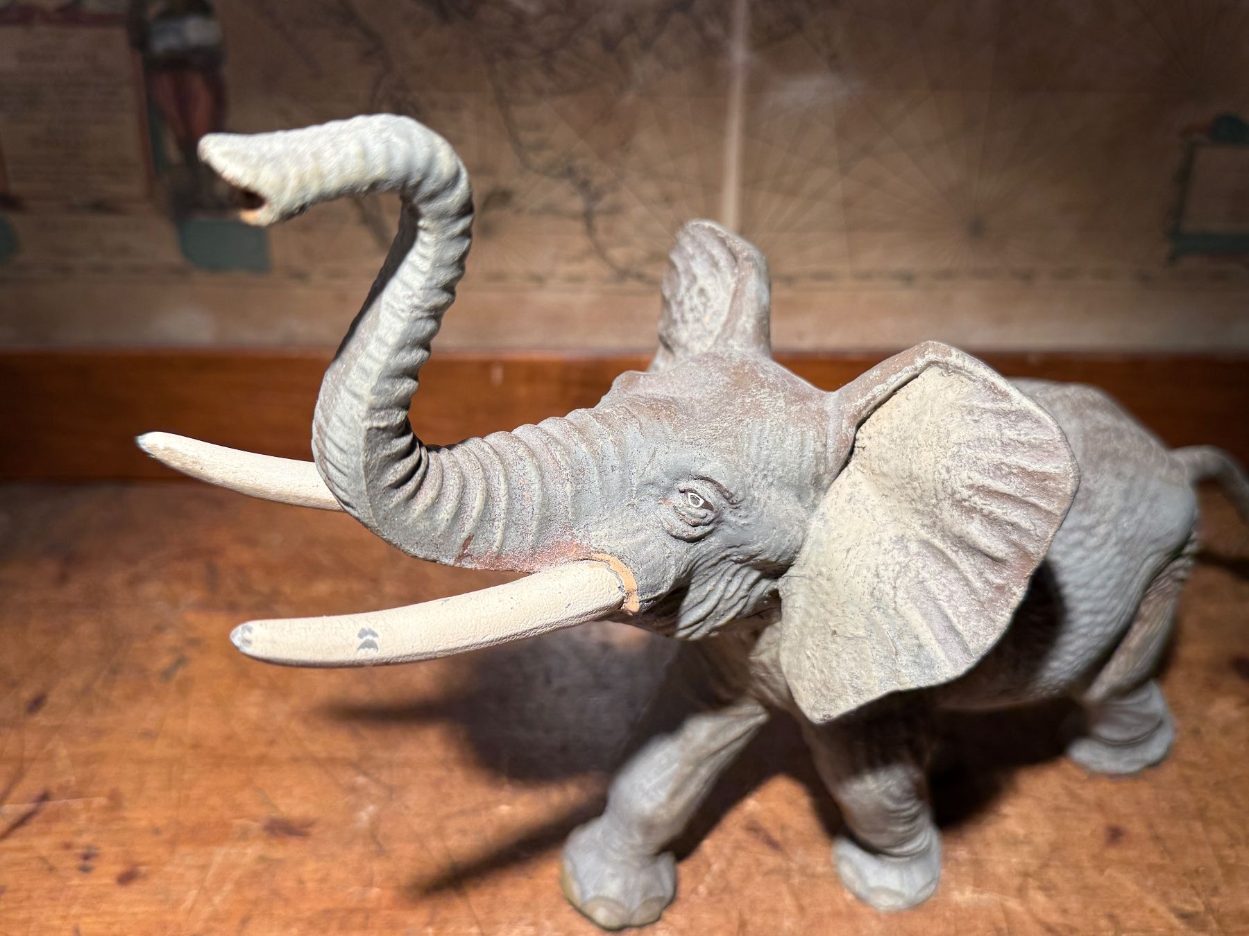 Statuette: Antike Elefant Figur aus Elastolin (Germany) – Usato da schaffhausen venduto da VintAntik_1980 4