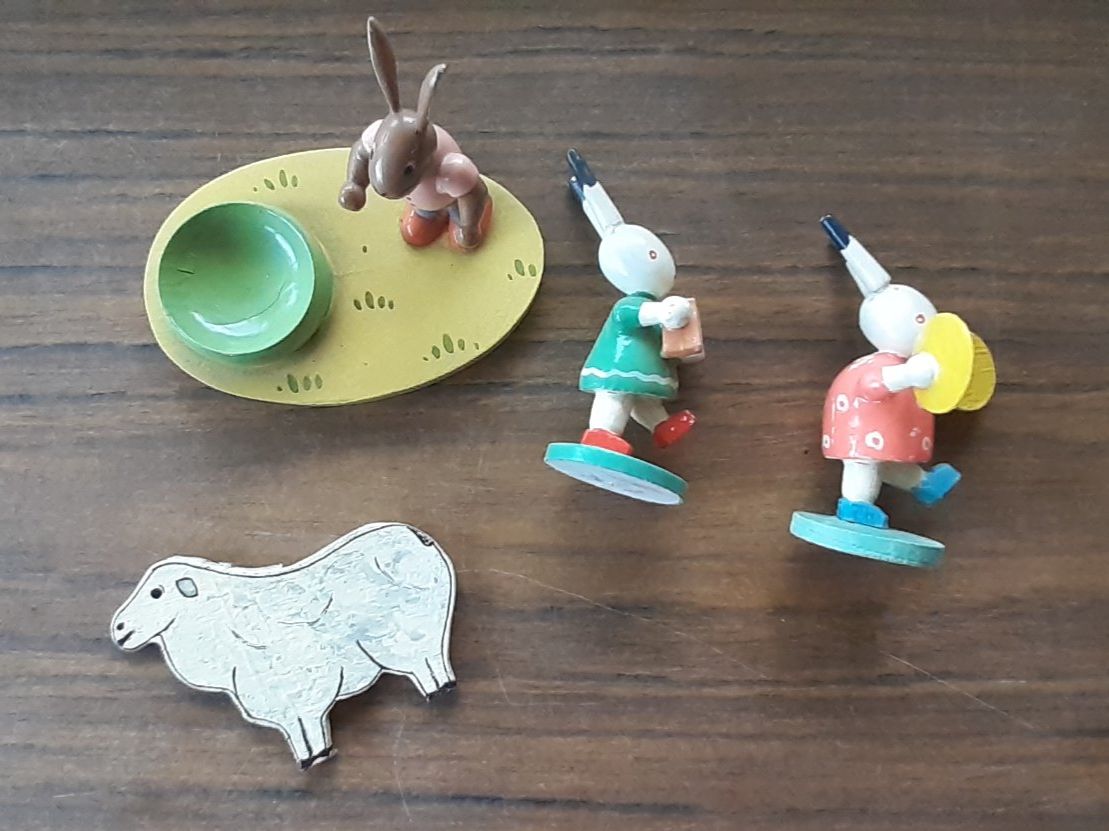 Statuette: Figuren Osterhasen Erzgebirge – Usato da Mörschwil venduto da lindaswunderkiste 9