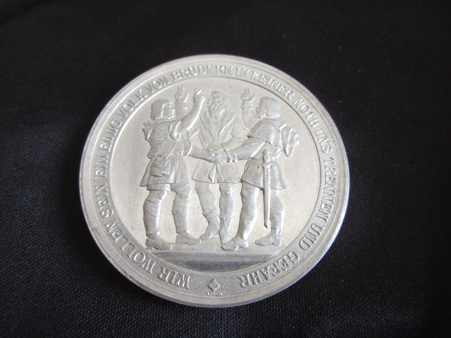 Medaillen: VI. Säkularfeier 1891 / Alumedaille – Gebraucht aus Eschenbach LU von Jack1711