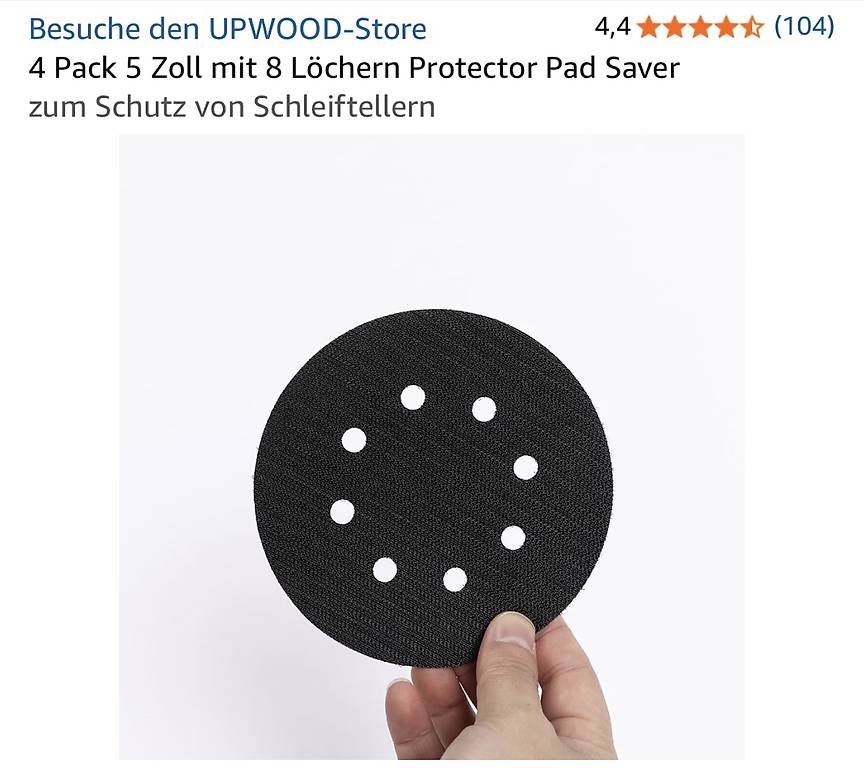 Tutti gli attrezzi: Schleifteller Schutz Pad Protection – Nuovo e nell'imballaggio originale da Liestal venduto da qwwq 3