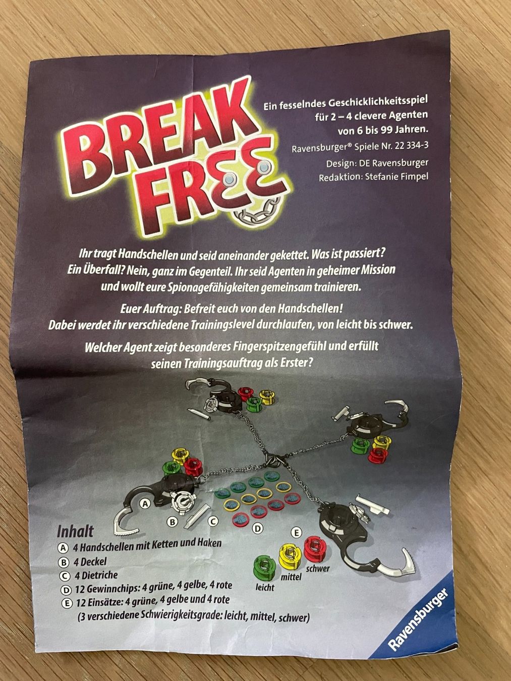 Ravensburger Giochi: Ravensburger Spiel Break Free – Usato da Rüschlikon venduto da user999 3