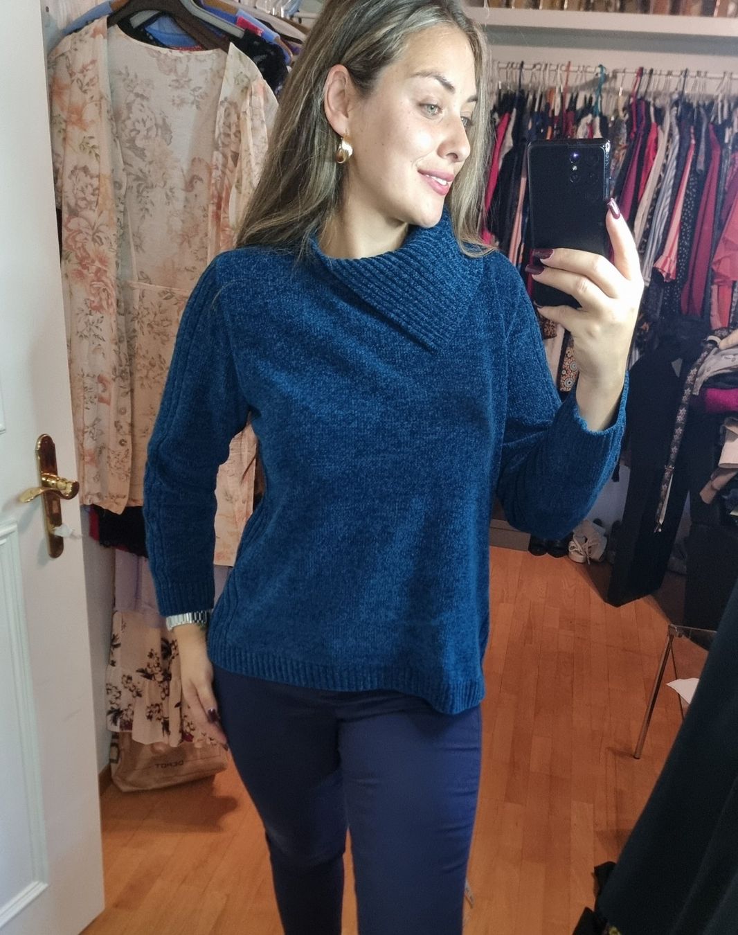 Pullover & Sweatshirts: Kuscheliger Winterpullover, Blau Gr. 40-L – Gebraucht aus Wald ZH von CapLux 1