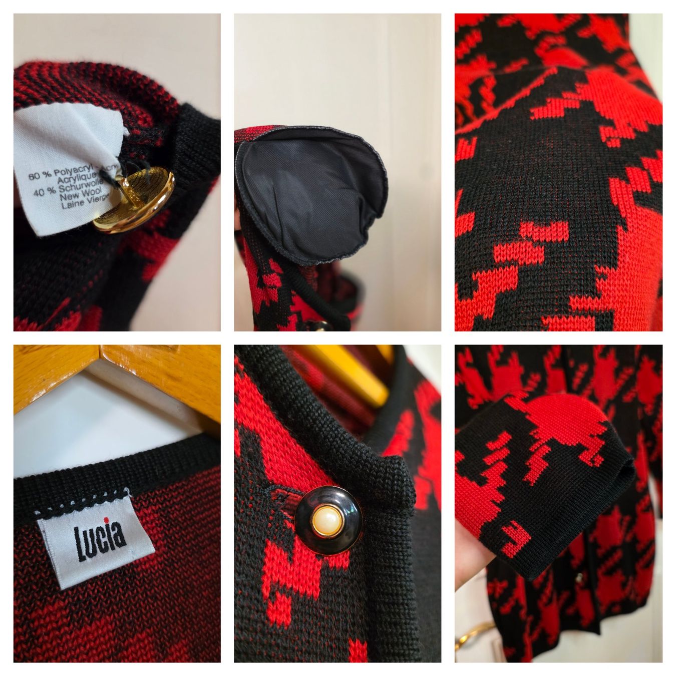 Jacken: Lucia Vintage Strickjacke, Größe 48/50 – Gebraucht aus Wald ZH von CapLux 4