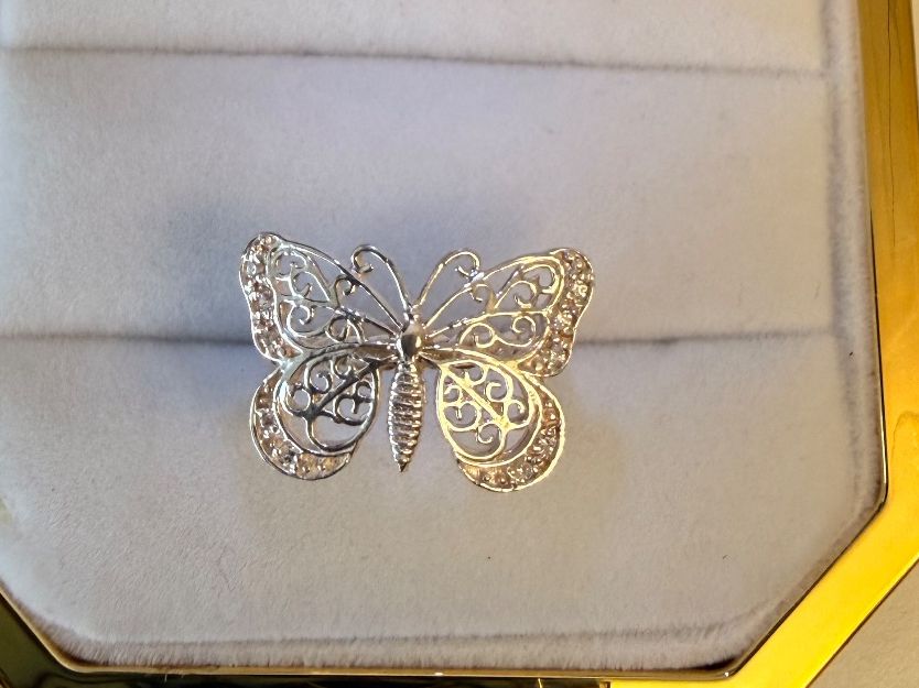 Anelli: Ring Schmetterling Silber 925 Gr. 54 – Nuovo e nell'imballaggio originale da Zug venduto da gold.schmuck 3