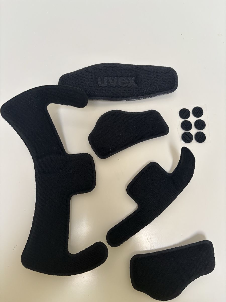 Uvex Caschi: Uvex Helm Polster Set Klettverschluss neu – Nuovo (secondo la descrizione) da Küttigen venduto da cedione 1