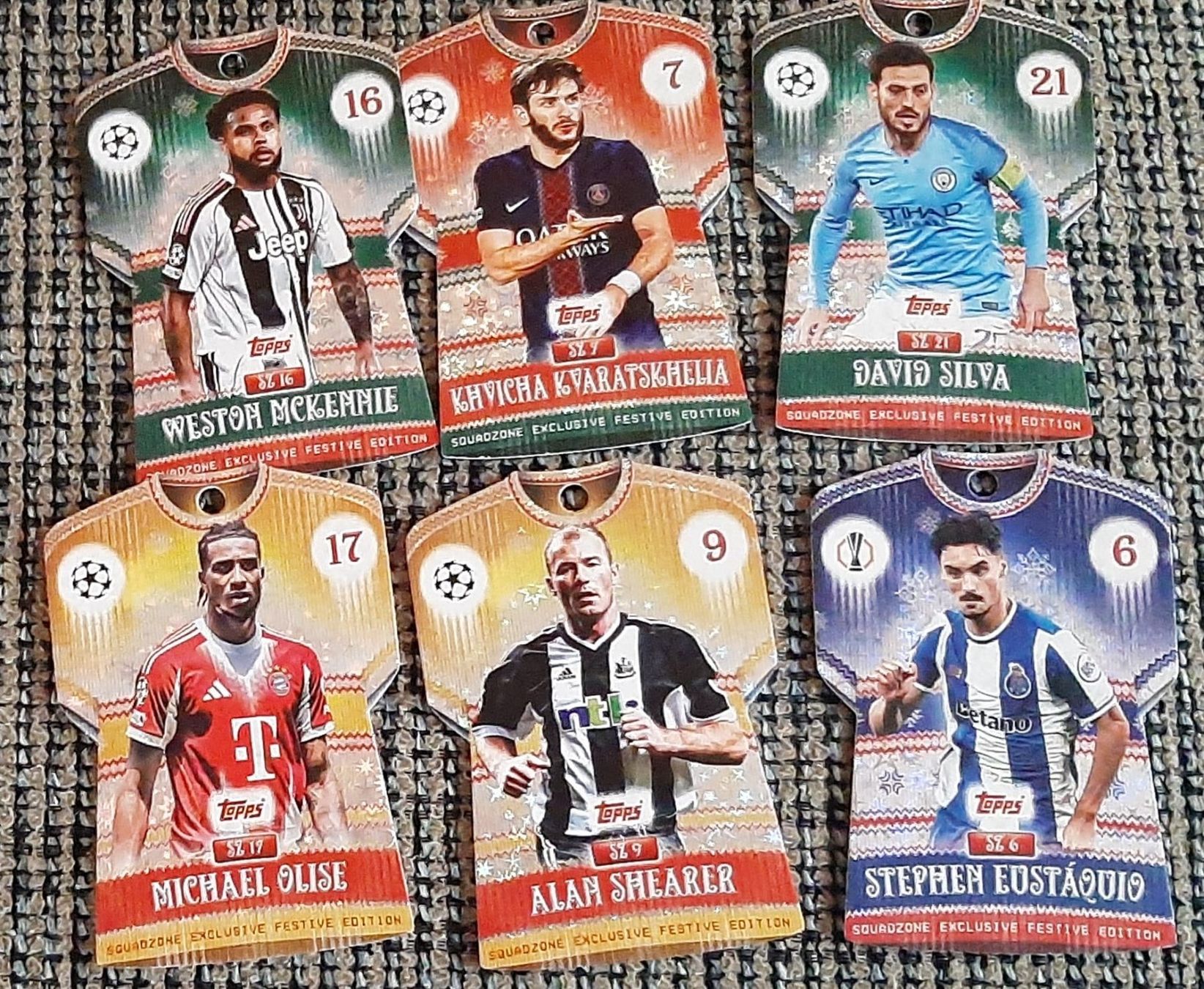 Topps Sammelbilder & Trading cards: Topps Squadzone Festive Edition - viele verschiedene! – Gebraucht aus Mosnang von Stoppel 1