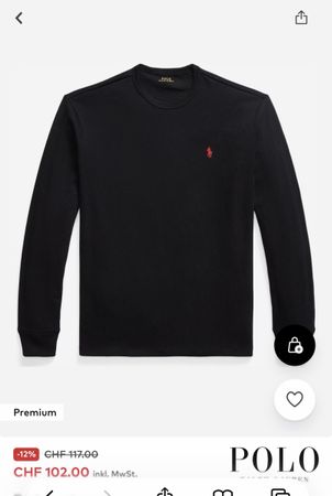 U.S. Polo Assn. Sweatshirt - schwarz M