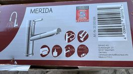 Wasserhahn Camargue Merida Chromstahl neu originalverpackt
