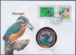 Seltene Vögel: Münzbrief 2022, 300 Stück limitiert +BLATT