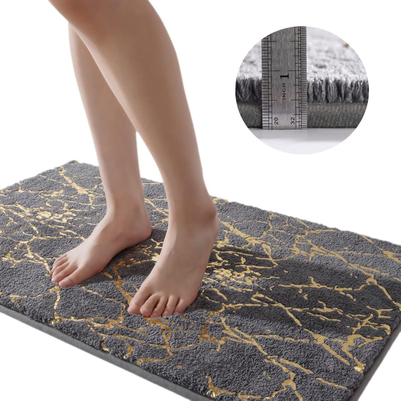 Tappetini fitness: Badematte Badvorlege 60 x 120 cm – Nuovo e nell'imballaggio originale da Nuglar venduto da SaleRitter 5