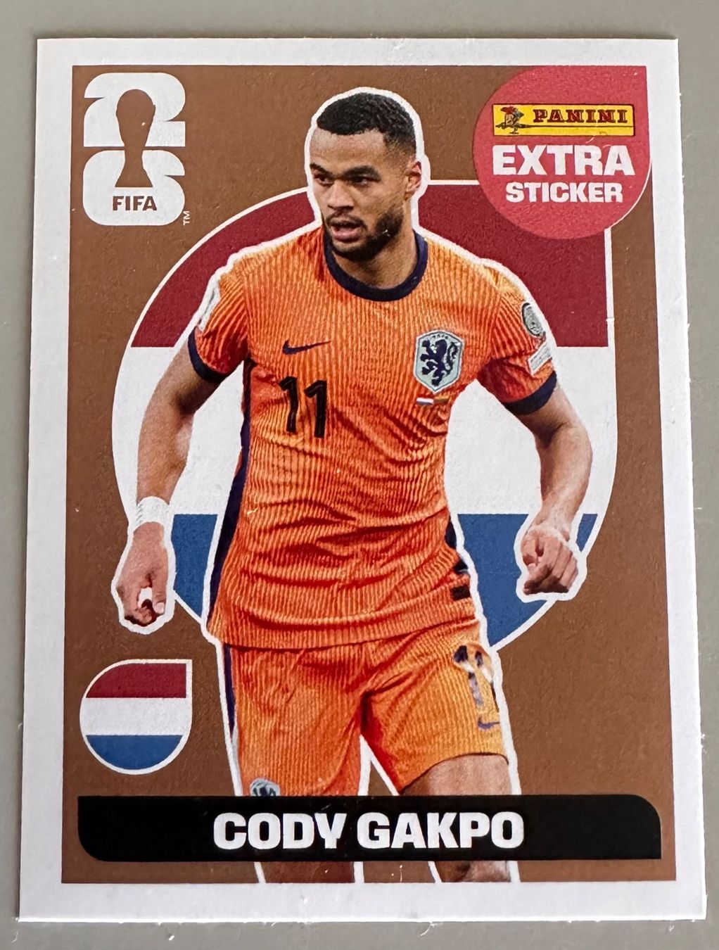 Panini Cartes à collectionner: CODY GAKPO EXTRA STICKER BRONZE – Neuf (Voir description) à Founex par fre_zzb8