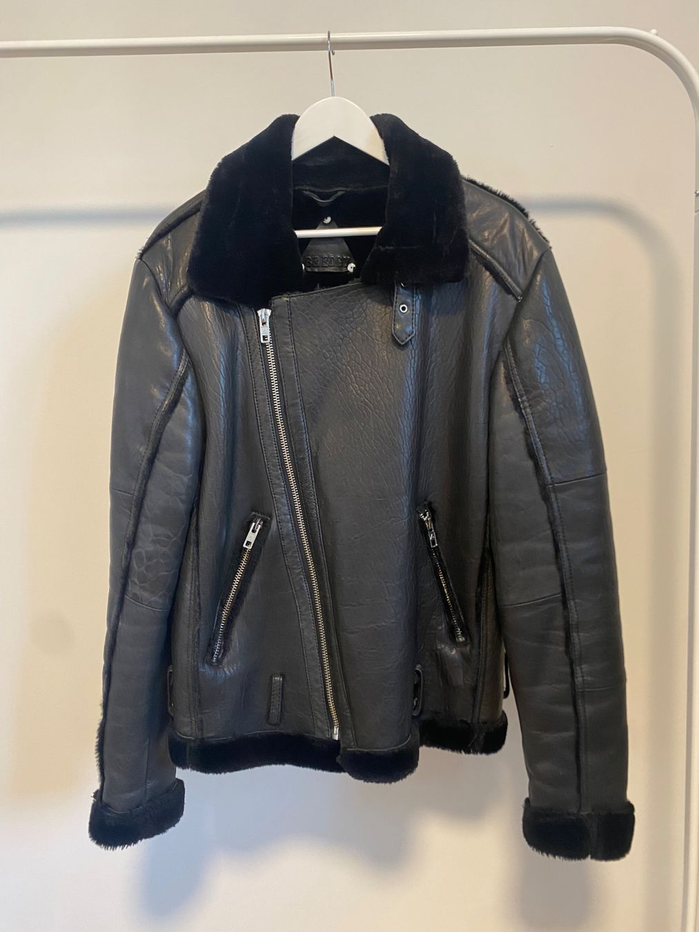 Vestes: Lederjacke schwarz, Grösse L – D'occasion à Brüttisellen par xe_m