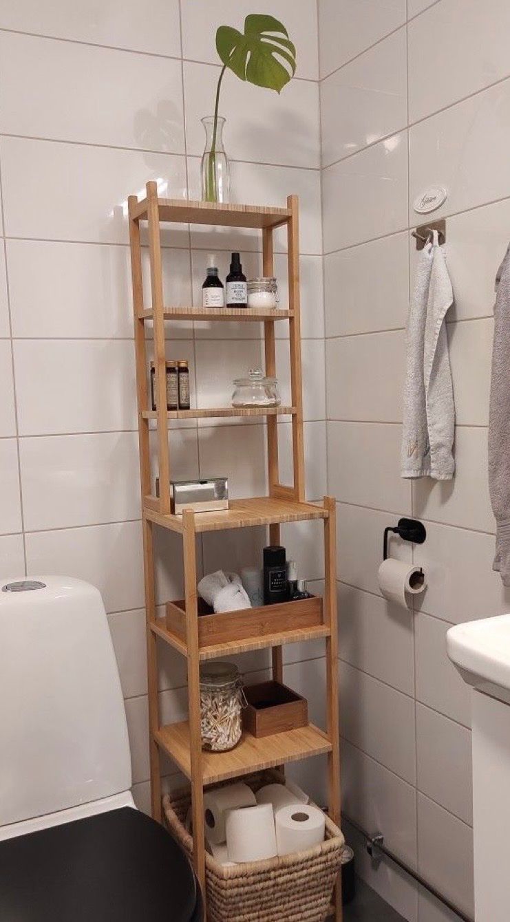 Ikea Scaffali: Bamboo Shelf Unit Bathroom Organizer Good Condition – Usato da Zürich venduto da eduardag 2