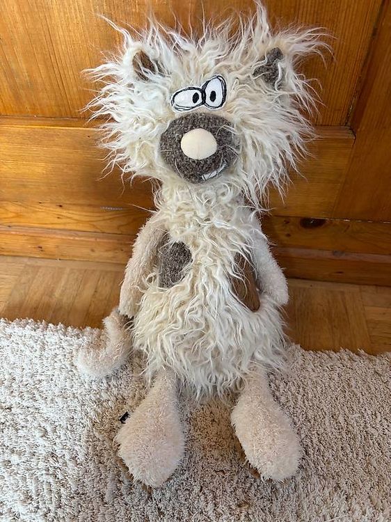 sigikid BEASTS 38488, peluche licorne Uni Que, coloris écru/beige, taille 56 cm