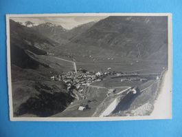 Andermatt mit Dampflokomotive der Furka- Oberalpbahn