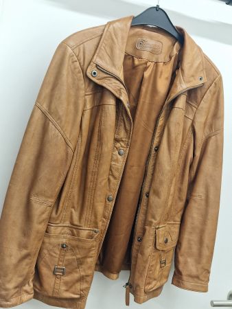 Lederjacke Yessica Favourites braun Grösse 46 Zustand gut