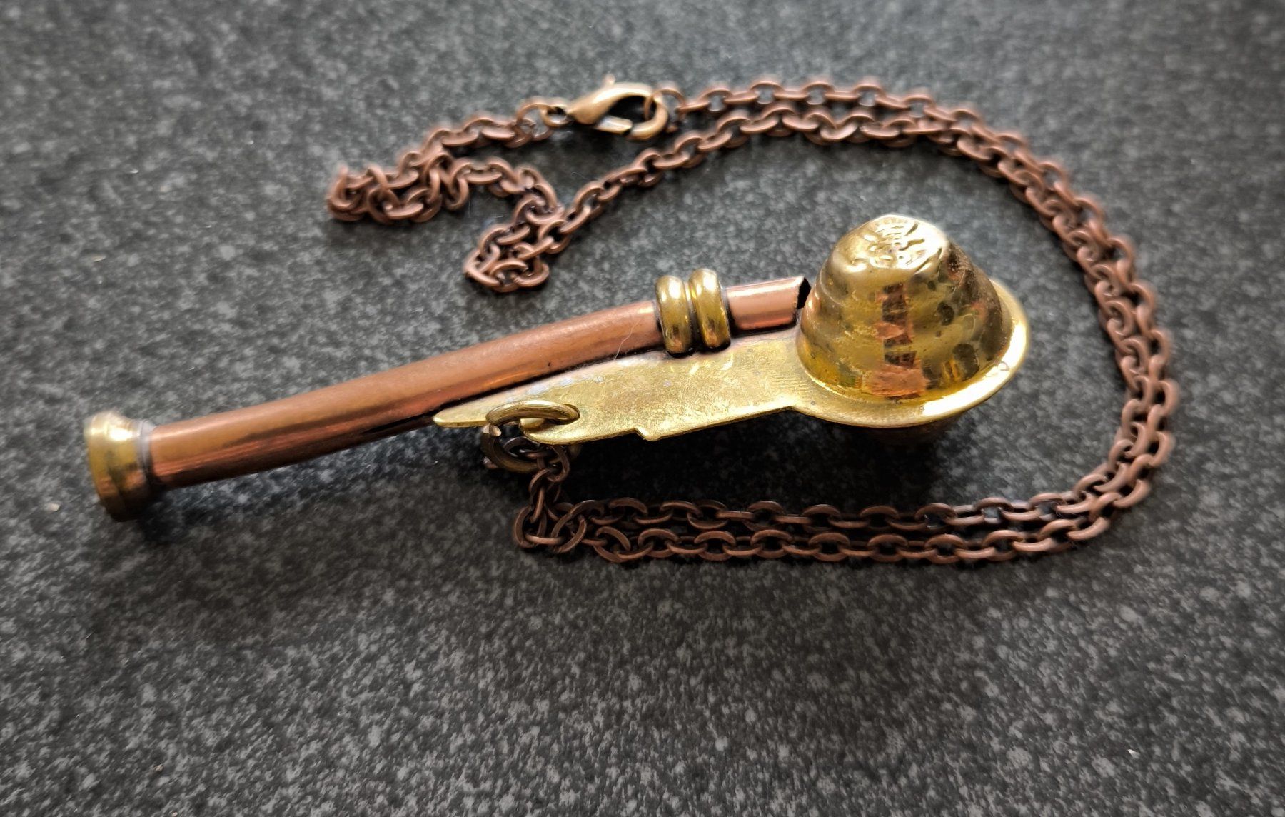 Pipe & Accessori: Bootsmann-Pfeife, Bosun-Pfeife, Steampunk Style – Nuovo (secondo la descrizione) da Schwanden GL venduto da UHRKNALL