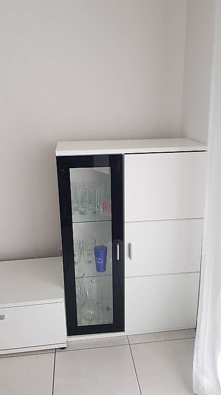 Mobili TV: TV-Möbel Set weiss Hochglanz Vitrine Sideboard Kommode Sc... – Usato da Kriens venduto da angelaruediger 1