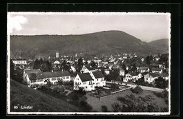 Liestal, Ortsansicht aus der Vogelschau