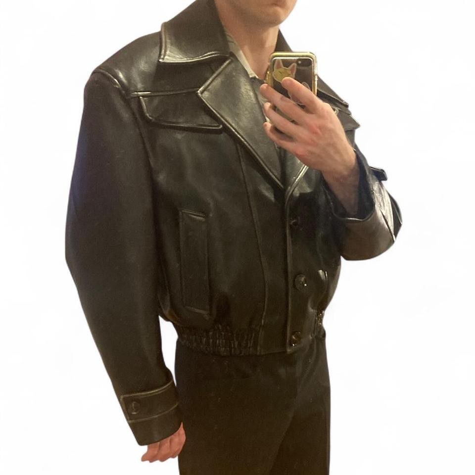Giacche: Kunstlederjacke - wide, cropped, boxy fit – Nuovo (secondo la descrizione) da Bern venduto da anj42 5