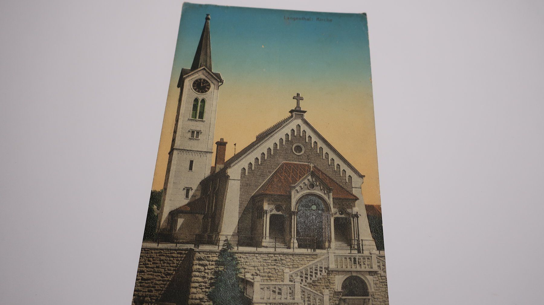 Cartes postales: Langenthal Kirche  1917 – D'occasion à Cormoret par Pascalll2001 2