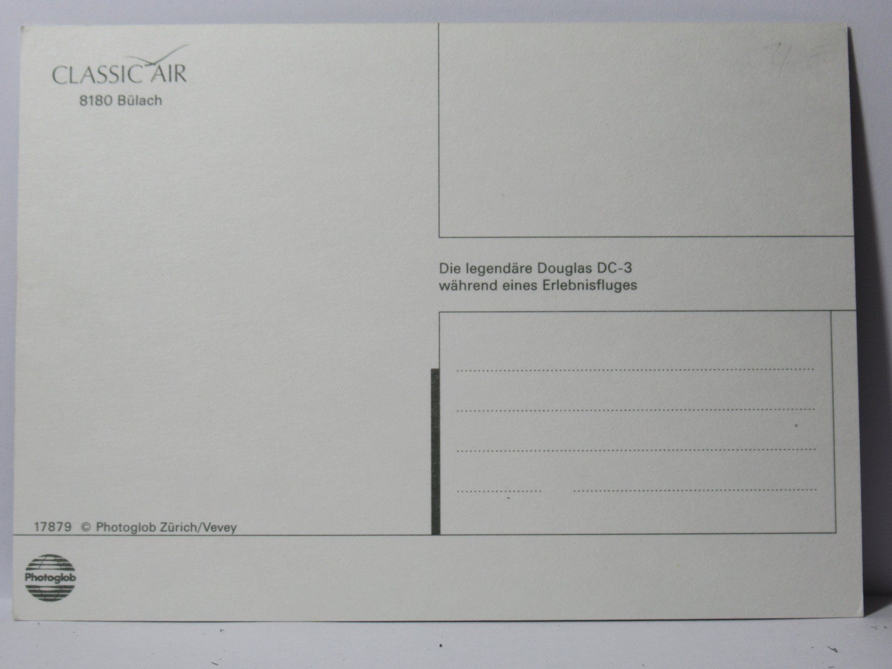 Cartoline postali: Flugzeug , Douglas DC - 3 , CLASSIC - AIR – Nuovo (secondo la descrizione) da Grenchen venduto da Bluemchen1900 1