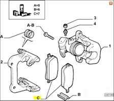 Bremsbeläge hinten Alfa Romeo 147 77365786