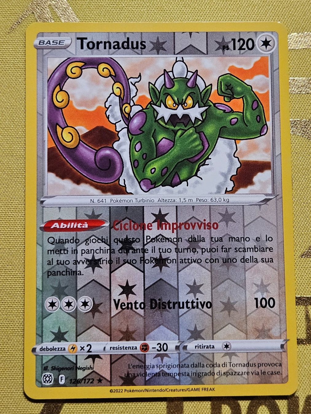 Pokémon Sammelbilder & Trading cards: Brilliant Stars - Tornadus 126/172 IT – Gebraucht aus Bellinzona von Pokemarco