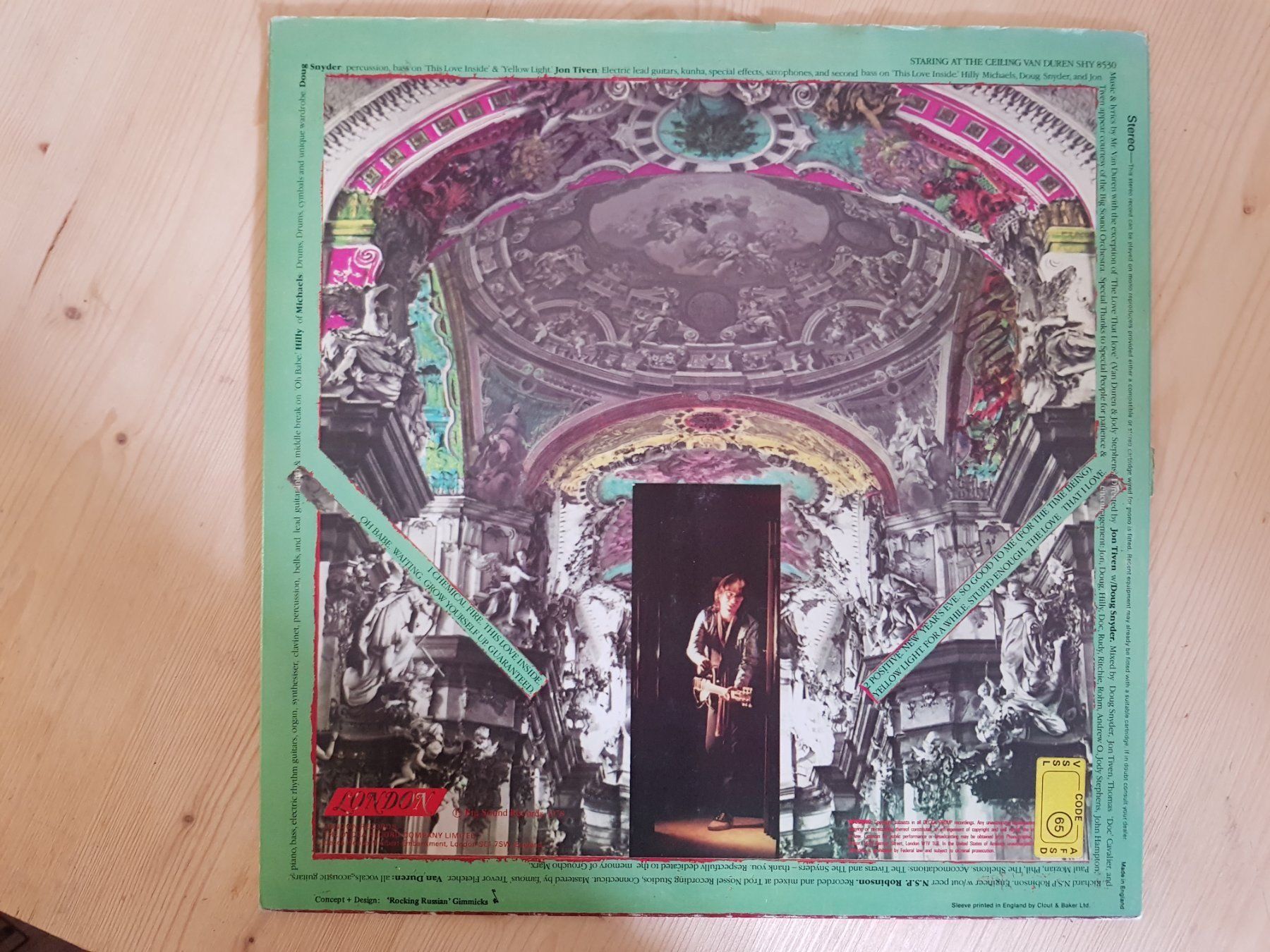 Dischi in vinile: Vinyl LP - Van Duren - Staring At The Ceiling - Vinyl 1978 – Usato da Walterswil BE venduto da Lonitti 2