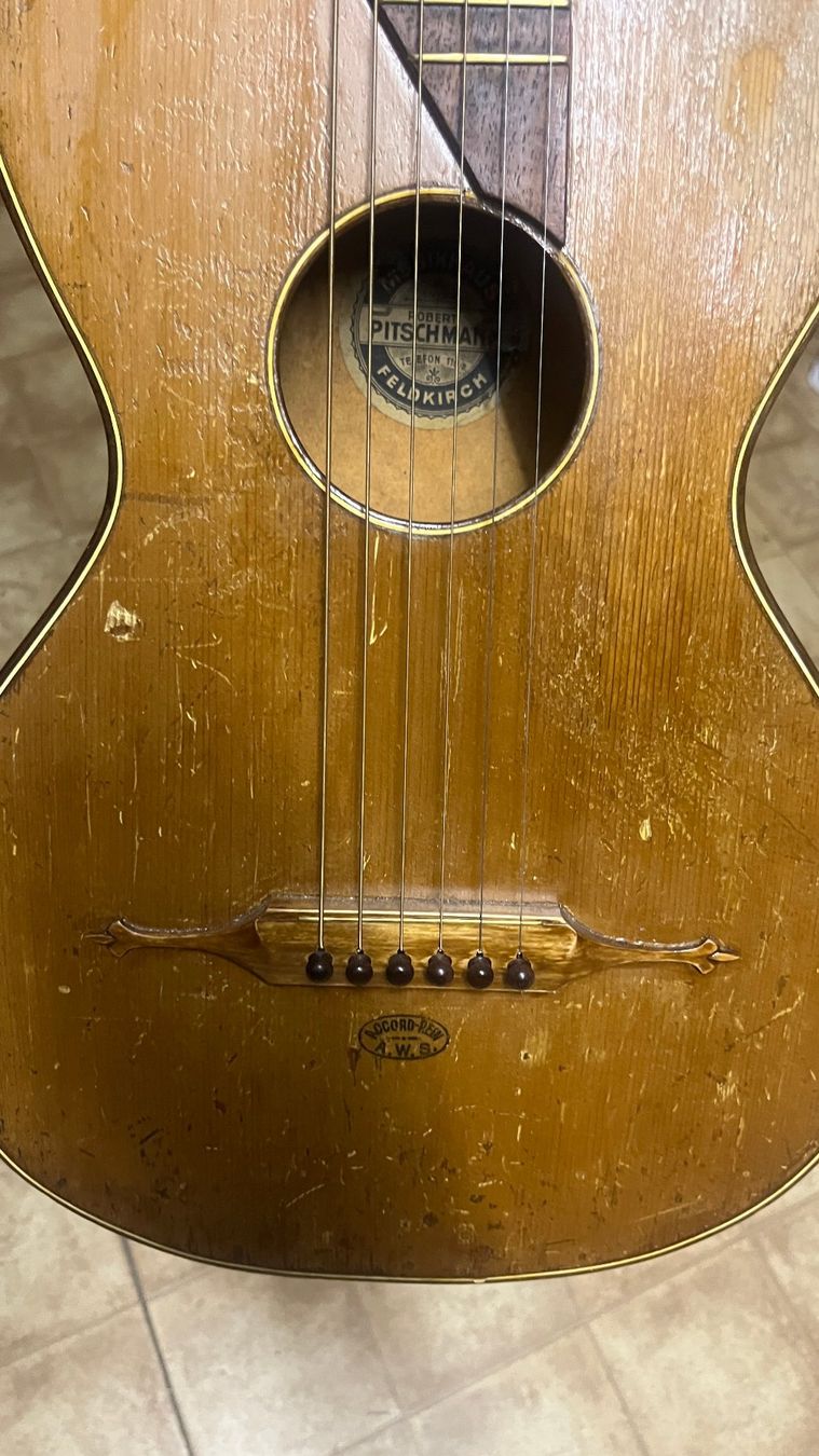 Instruments de musique: Antike Parlor-Gitarre 1920's – D'occasion à Boudry par Cedryc74 4