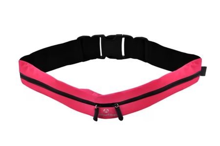 Laufgurt schmale Bauchtasche pink