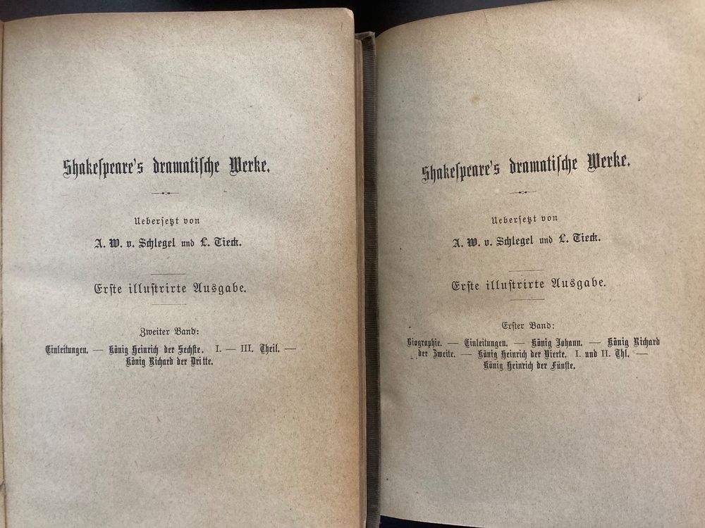 Livres: Shakespeare's dramatische Werke - 5 Bände – D'occasion à zürich par papalapa 5
