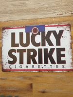 Lucky Strike Blechschild, Vintage Stil, Top Zustand!