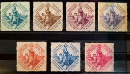 Berliner Gewerbe-Ausstellung 1896 Vignetten MLH (7 Farben)