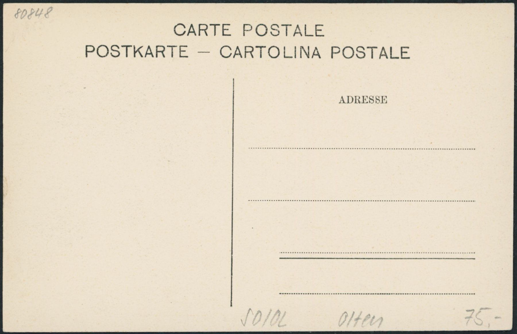 Cartoline postali: SO Olten – Nuovo (secondo la descrizione) da Schindellegi venduto da leecollect 1