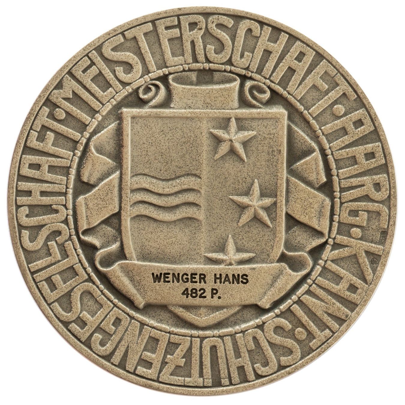 Medaglie: Schützenmedaille AG o.J. Aargau Silber – Usato da Rotkreuz venduto da Swiss-Coins