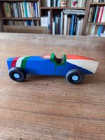 Holzauto Rennwagen handbemalt Nr. 6 guter Zustand