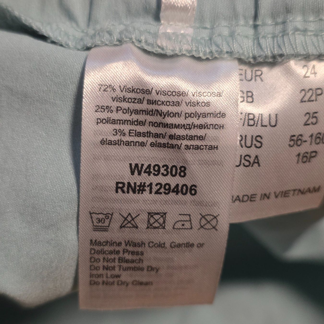 Pantaloni: Mintfarbene Damenhose 48/50 bequem – Usato da Wald ZH venduto da CapLux 7