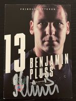 Signierte Karte Benjamin Plüss Gottéron #13