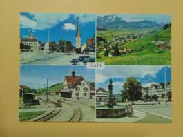 Gais Appenzell AR Bahnhof Dorfplatz Auto