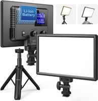 116 LED Kamera Video Licht 12W 600Lux Videoleuchte Mini