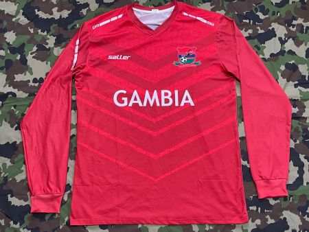 Gambia Football Jersey Longsleeve sz L