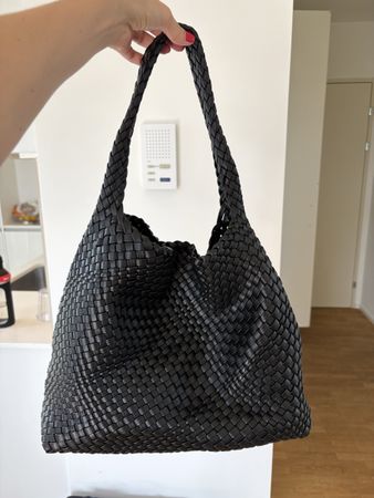 L37 braided leather handbag
