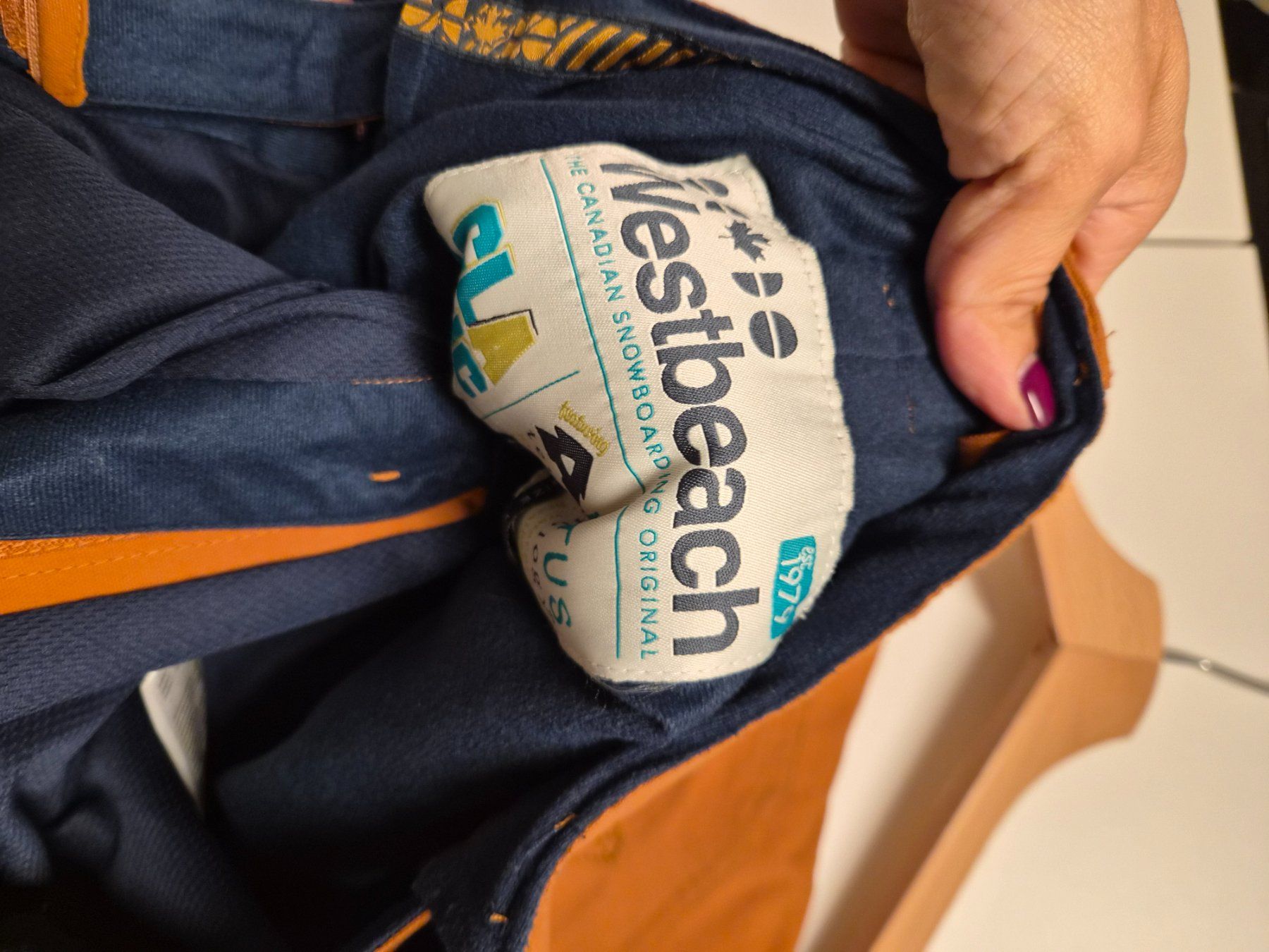 Sci: Orange ski pants, good condition, Westbeach – Usato da Maur venduto da Sofi___ 2